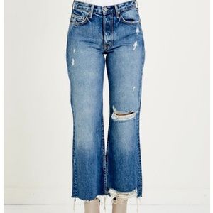 GRLFRND Linda Denim Jeans - Zodiac wash -  size 28